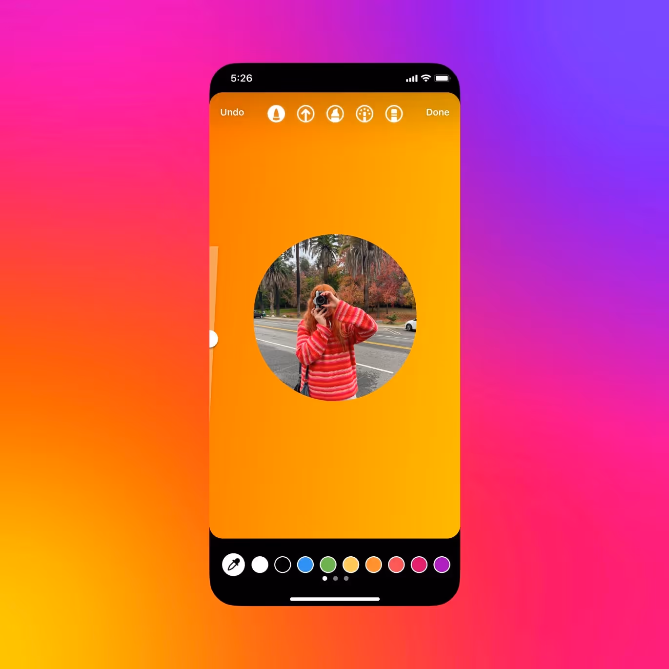 How to fill the background with a solid color