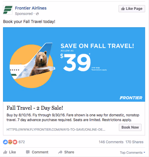 Frontier Airlines Deal
