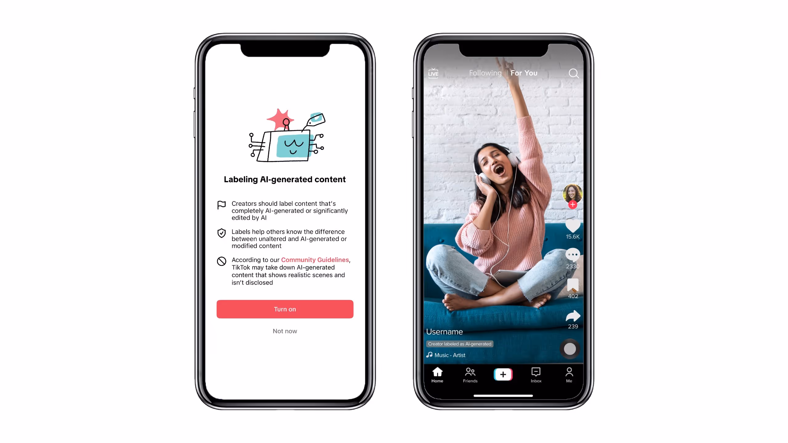 TikTok implementing automated labels to identify AI-generated videos for transparency