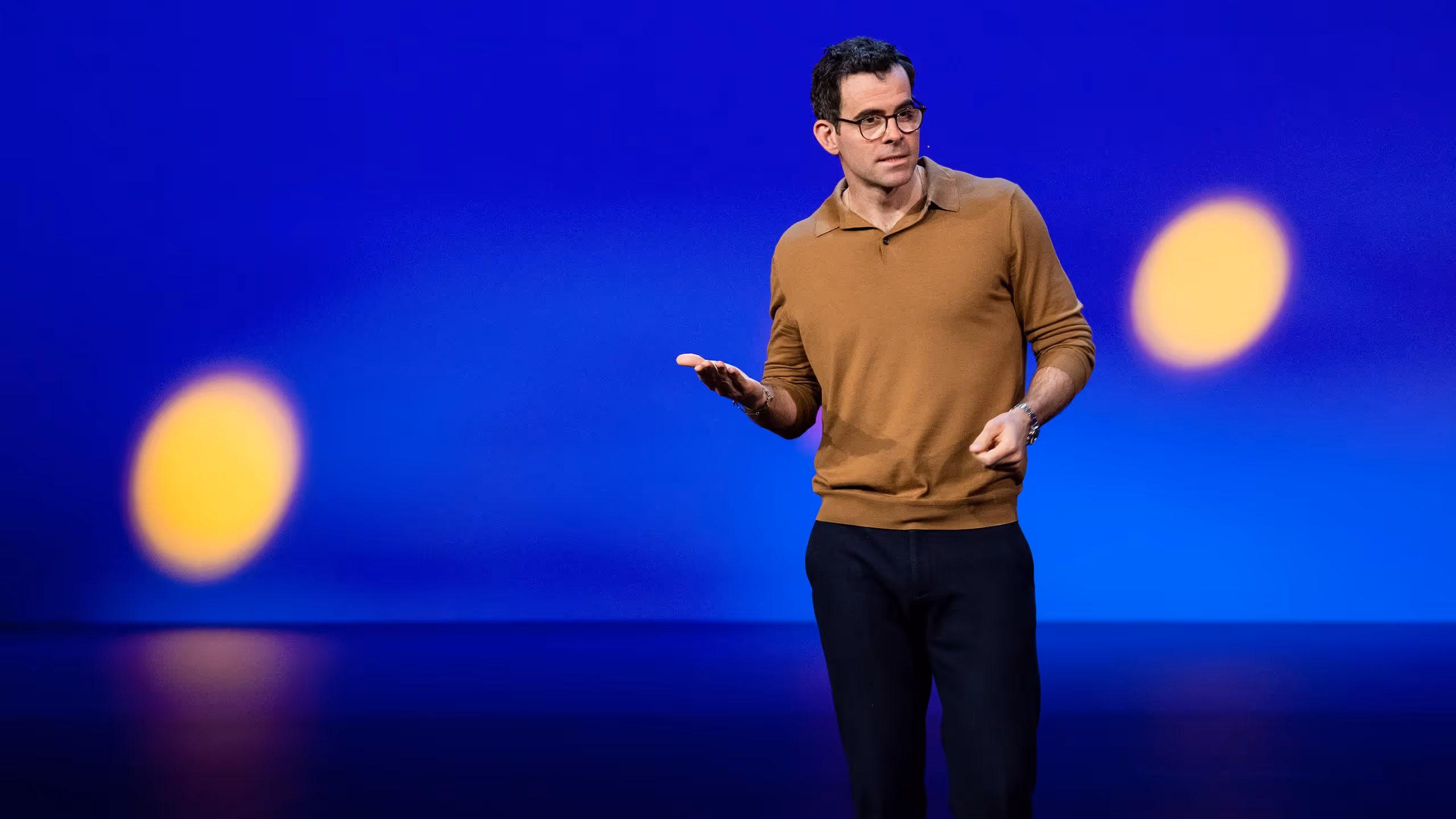 Adam Mosseri, leader of Instagram, at a Ted talks