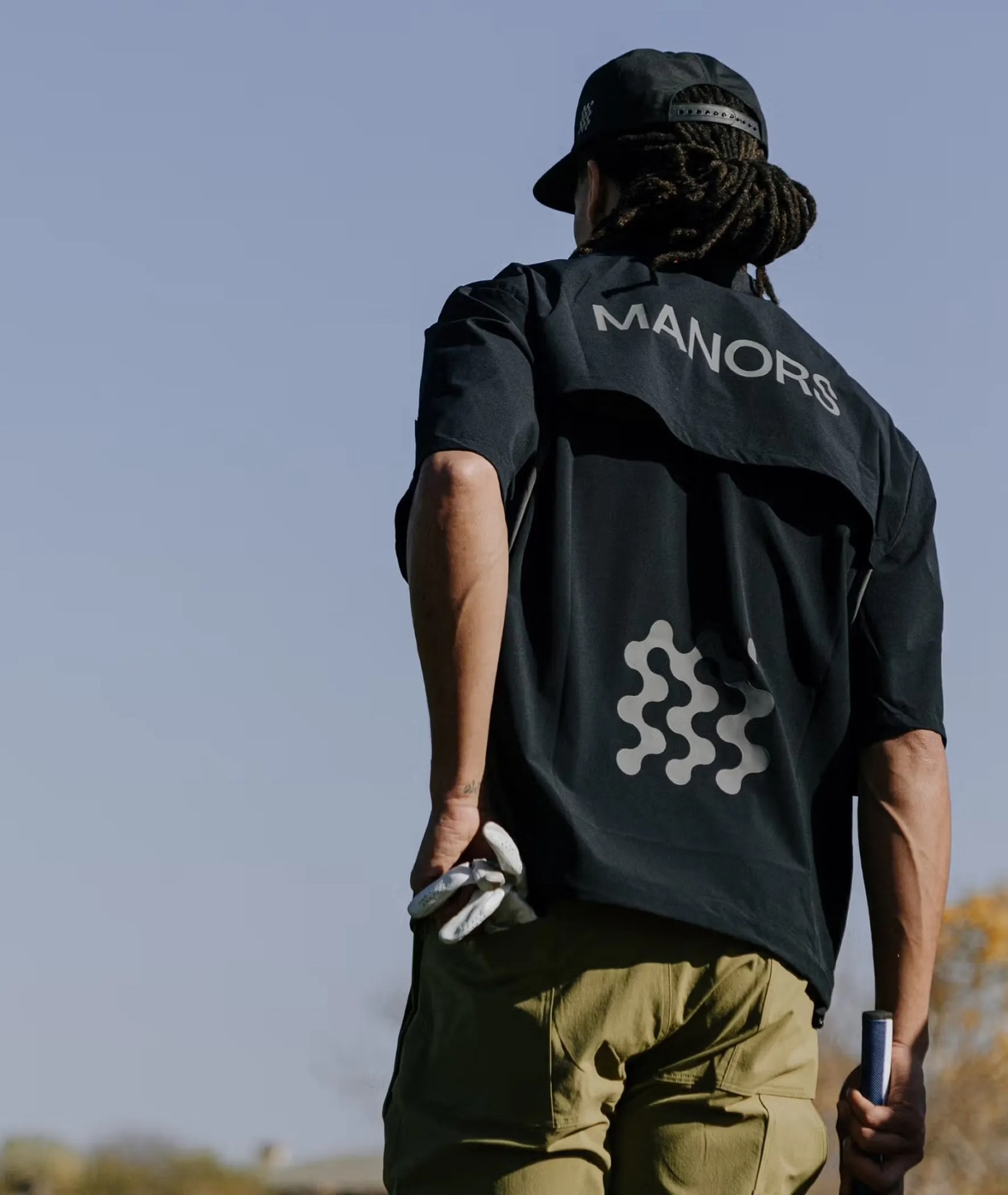 Manors Golf player on the course, case study by 303 London