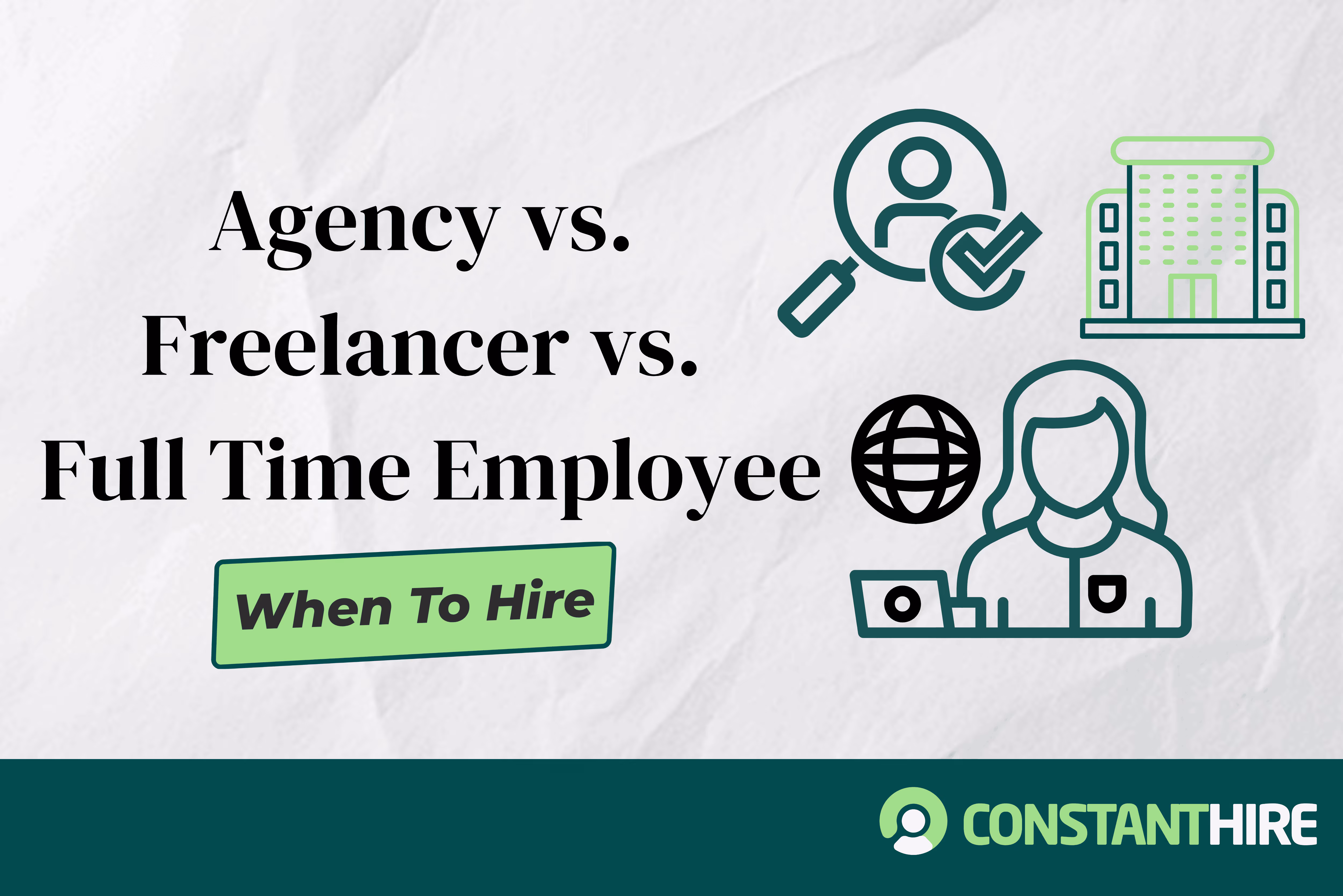 Freelancer vs Agency vs Full-Time Hire for DTC Brands