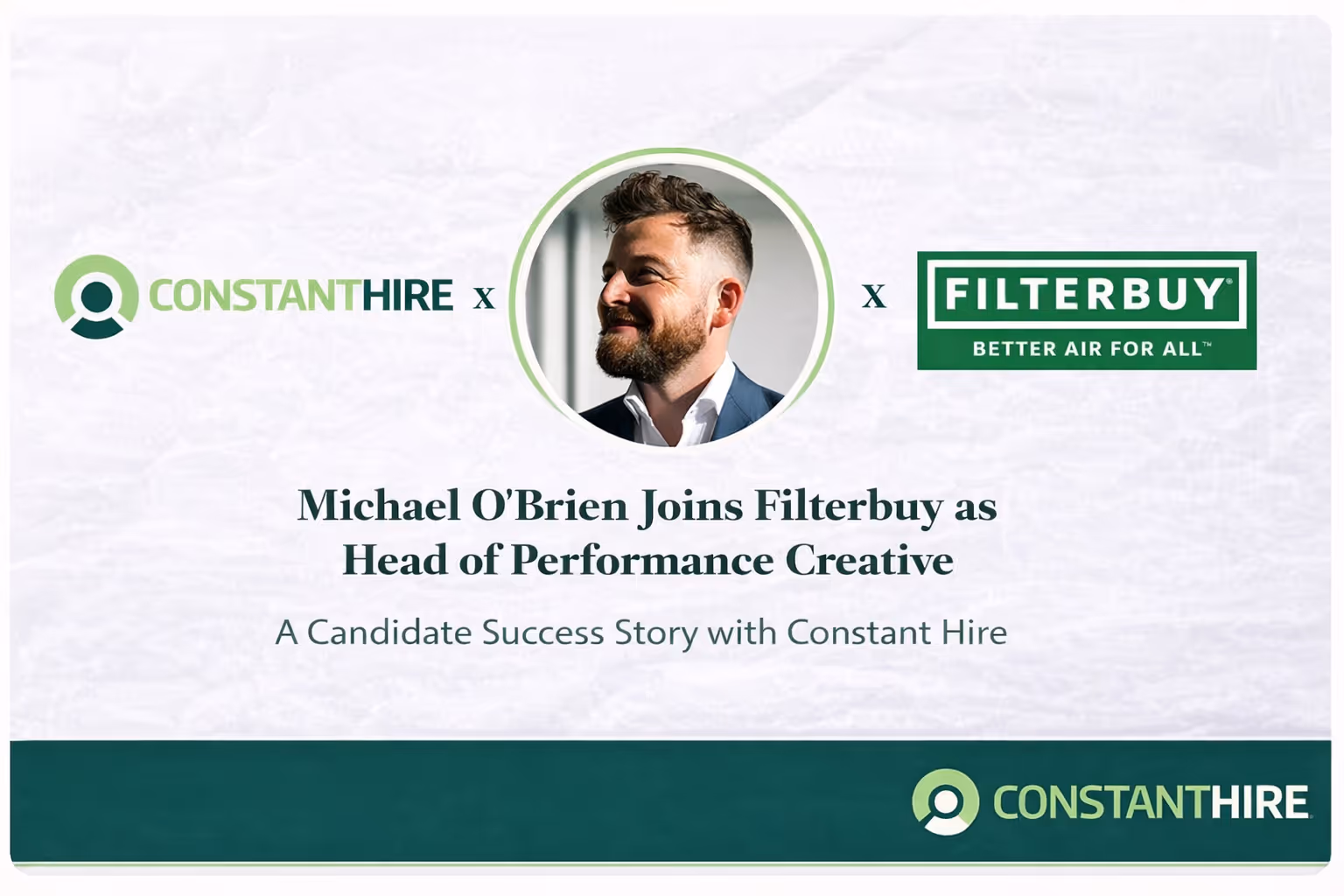 Michael O’Brien Joins Filterbuy as Head of Performance Creative