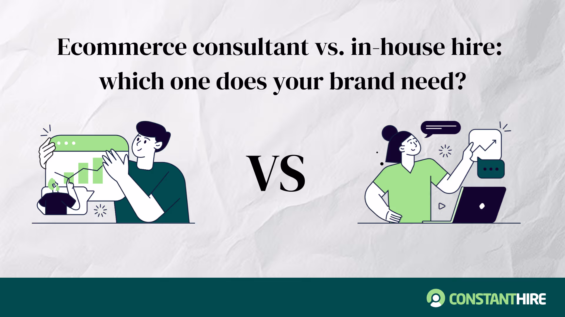 Ecommerce consultant vs. in-house hire: which one does your brand need?