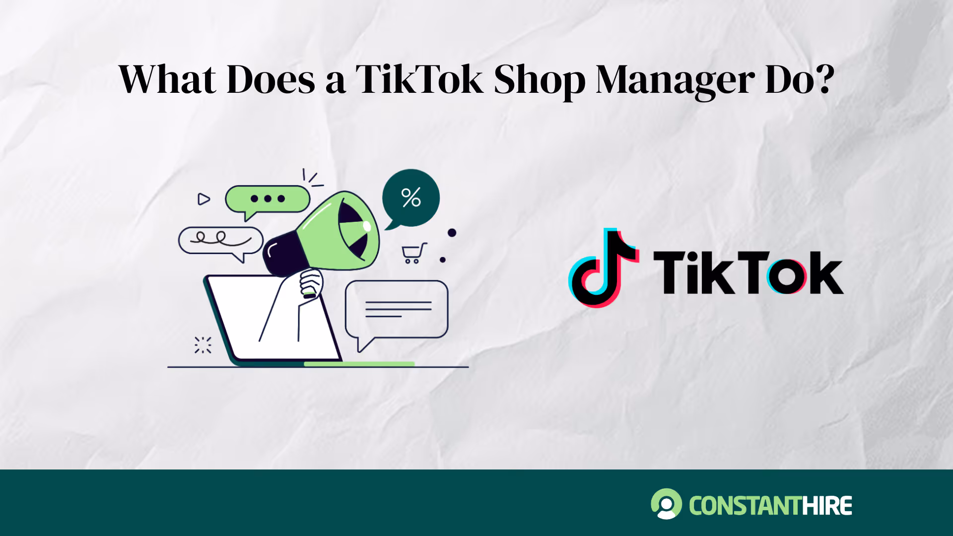 What Does a TikTok Shop Manager Do?