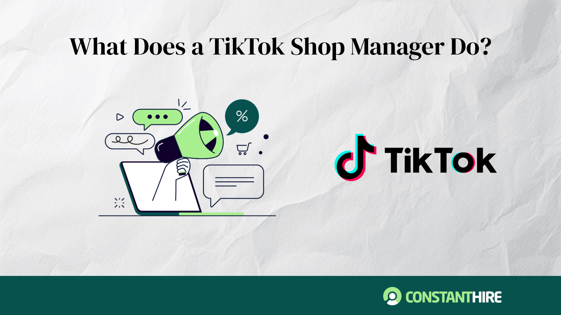 What Does a TikTok Shop Manager Do?
