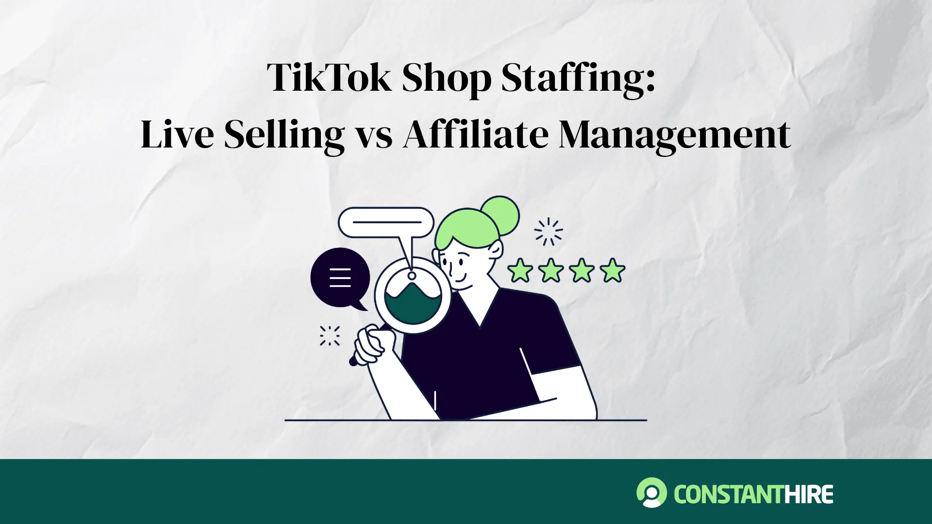 TikTok Shop Staffing: Live Selling vs Affiliate Management
