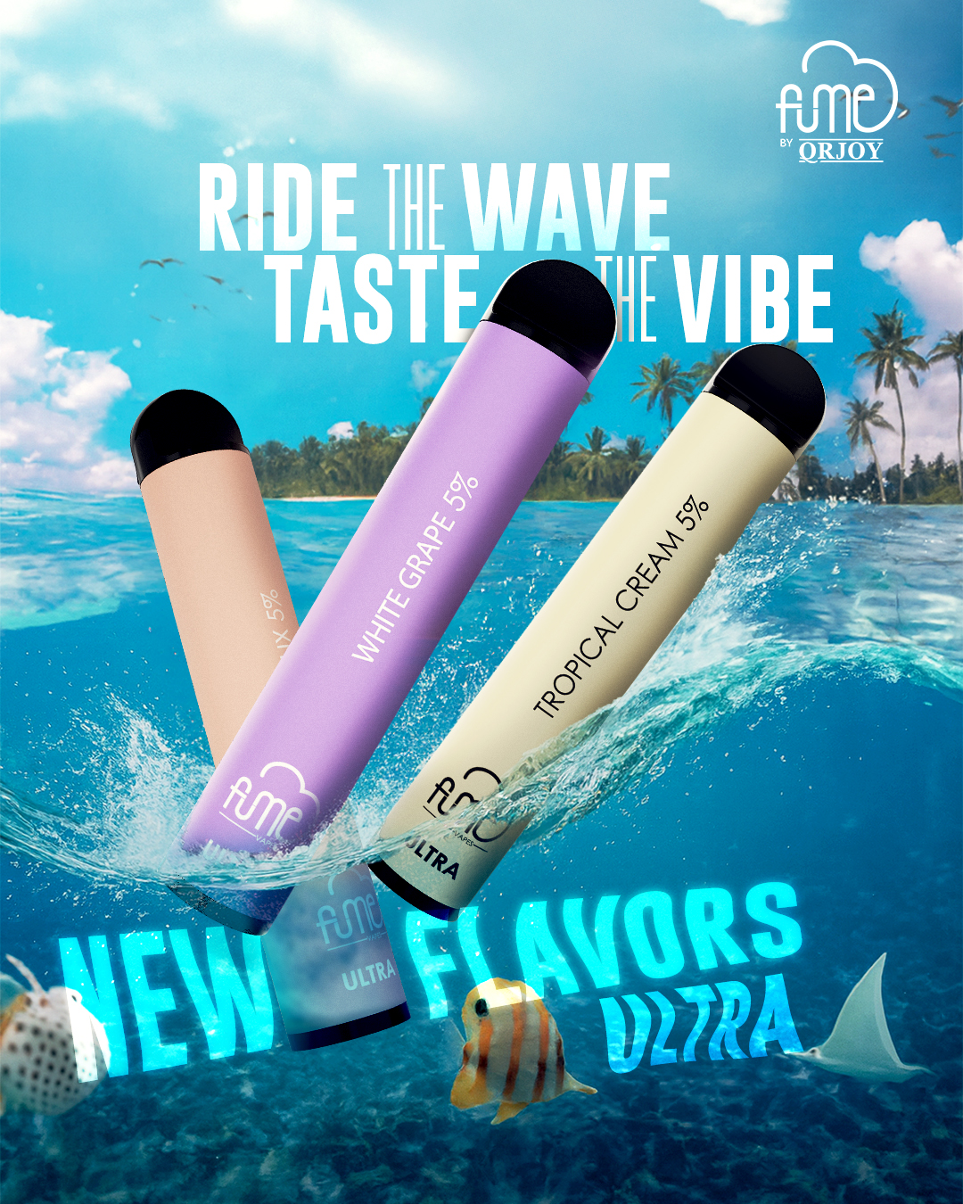 Hookah Fume Vape Coming out of a magic lamp.