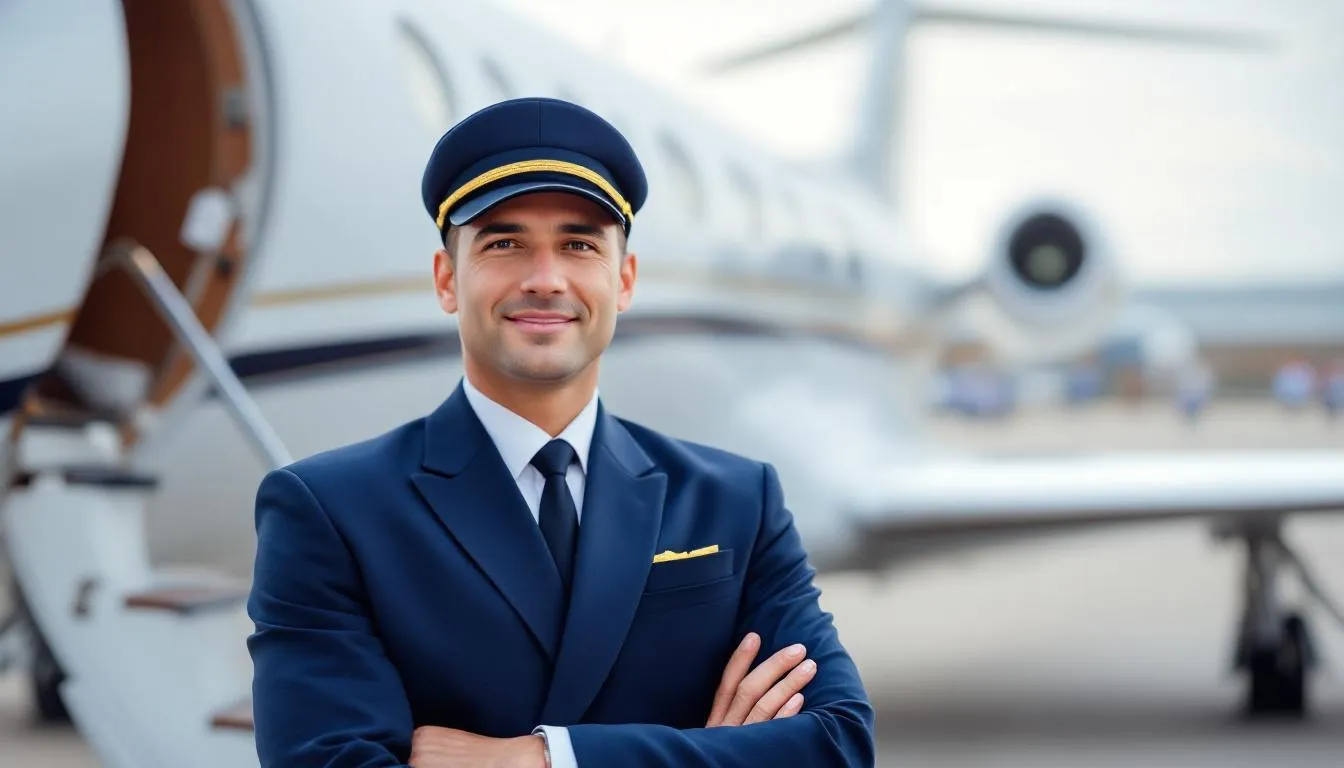 An image showcasing a private jet operator's luxurious fleet, featuring a premium aircraft ready for takeoff, symbolizes the personalized service and efficiency of private jet charters. This scene highlights the comfort and reliability of private flights, catering to clients' needs for business trips or leisure travel across the world.