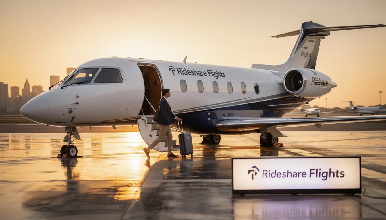 The image depicts a sleek private jet ready for boarding, showcasing the luxury and convenience of private aviation. This aircraft represents the modern option for travelers seeking personalized experiences and accessible private flights, making it an ideal choice for those looking to fly in style.