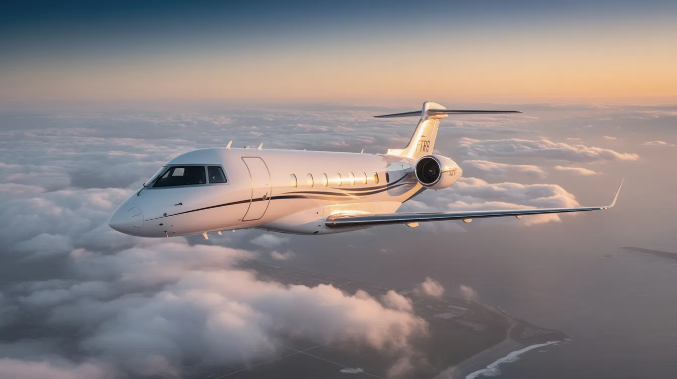 The image depicts a sleek two-seater aircraft designed for private aviation, showcasing its aerodynamic wings and modern cockpit. This high-performance airplane is equipped for flight training, emphasizing fuel efficiency and long-distance travel capabilities, making it ideal for pilots seeking a reliable and enjoyable flying experience.