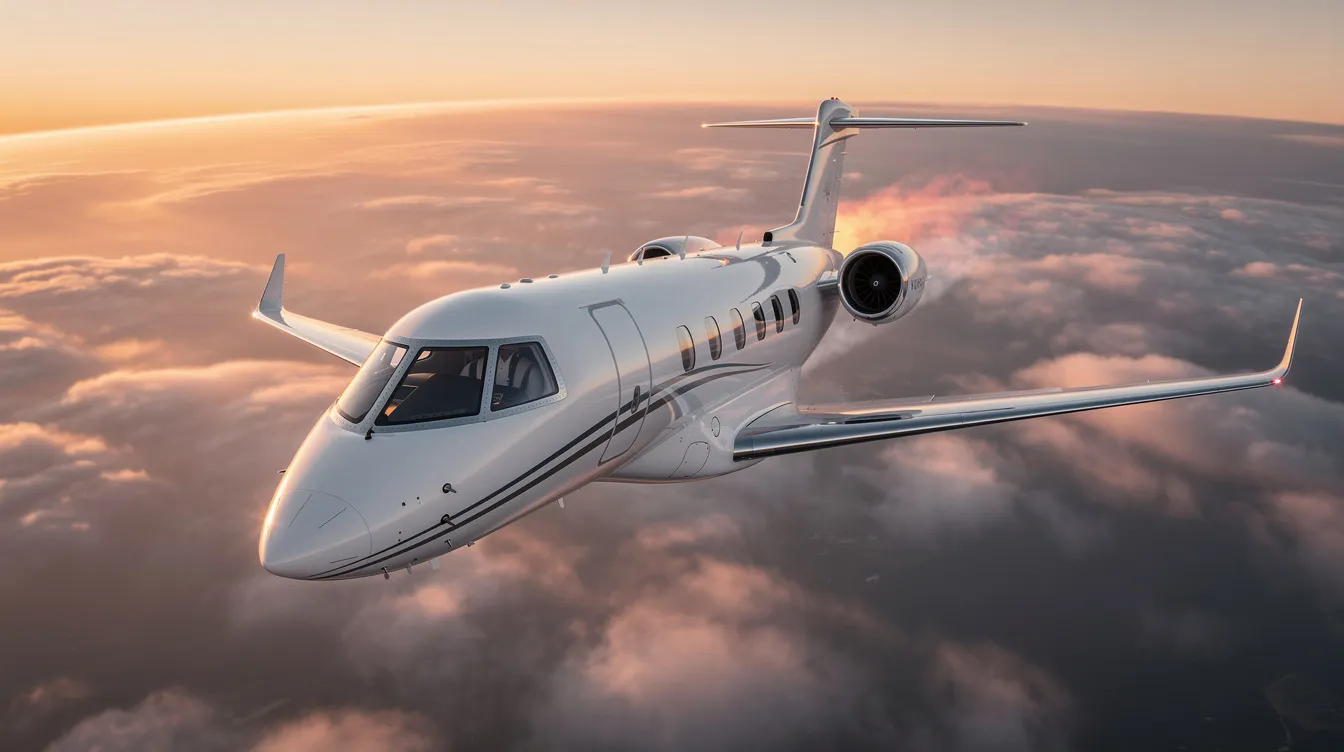 The image depicts a sleek private jet parked at a luxurious private terminal, surrounded by world-class facilities at Singapore Changi Airport. This scene highlights the allure of private aviation for business and leisure travelers, with the iconic Marina Bay Sands visible in the background.
