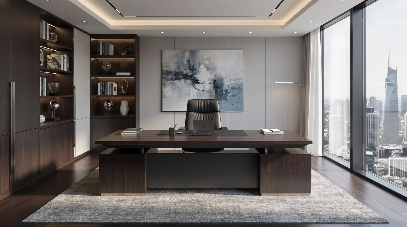 The image depicts a luxurious executive cabin interior of a private jet, showcasing plush seating, elegant finishes, and advanced in-flight entertainment systems, ideal for travelers seeking comfort during their charter flights. This opulent space emphasizes the benefits of private aviation, providing a serene environment for passengers on their journey.
