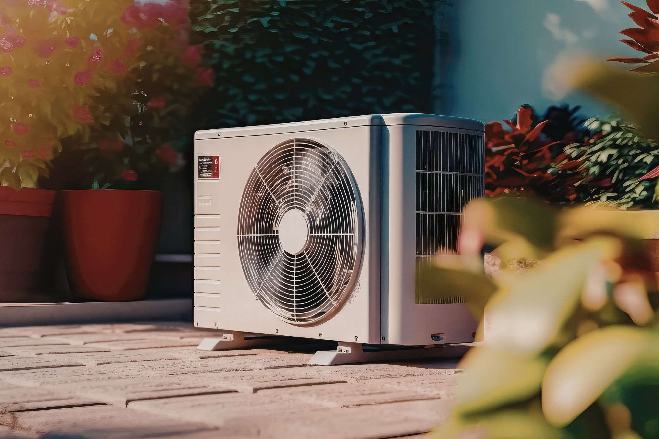 ProTech Athens heating and air technician repairing residential HVAC unit