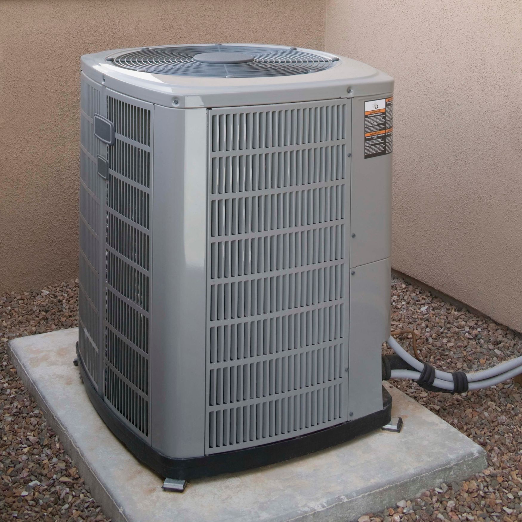 Residential AC installation project in Athens, Georgia with new energy efficient unit