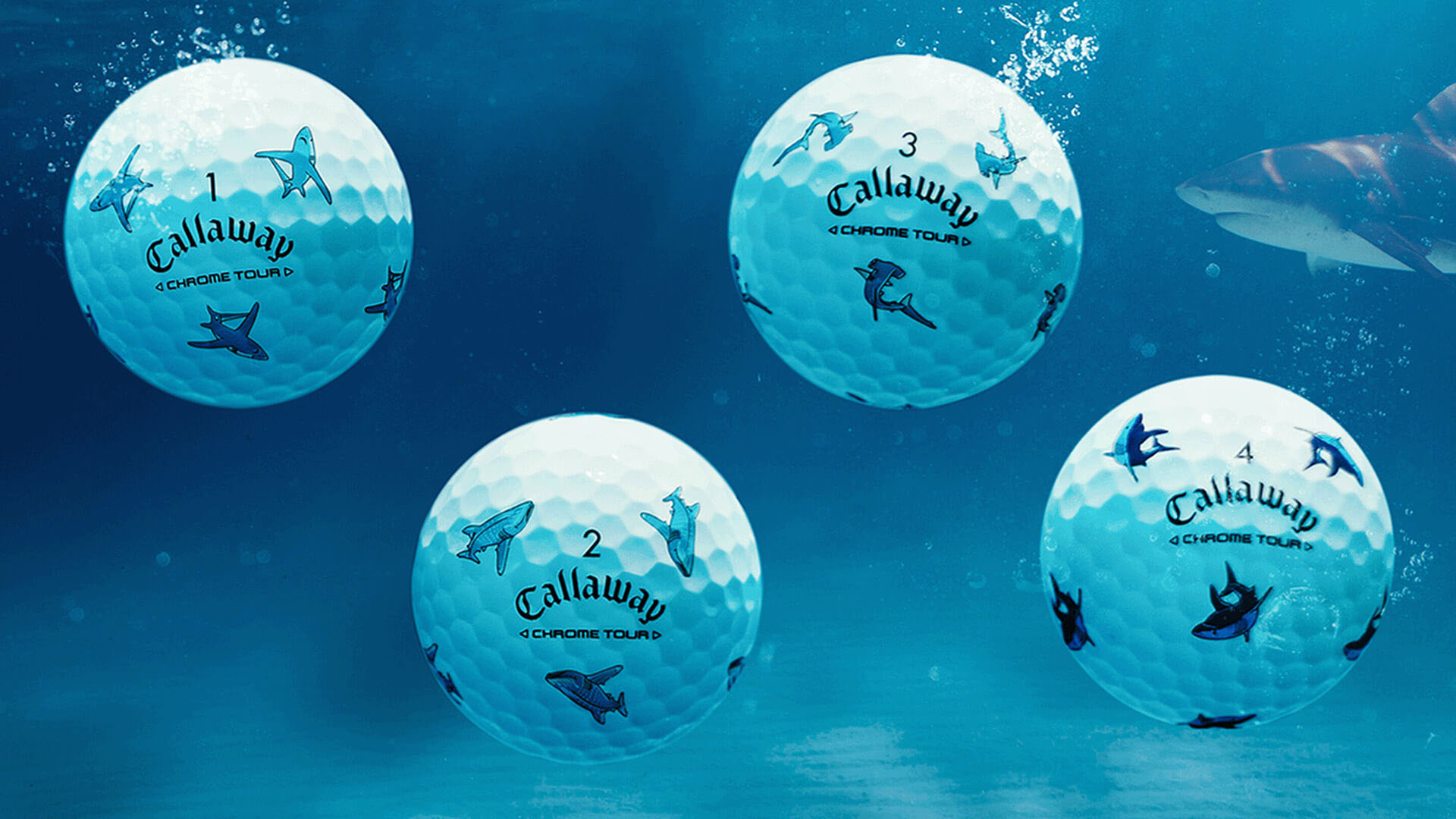 Callaway Chrome Tour Shark Balls