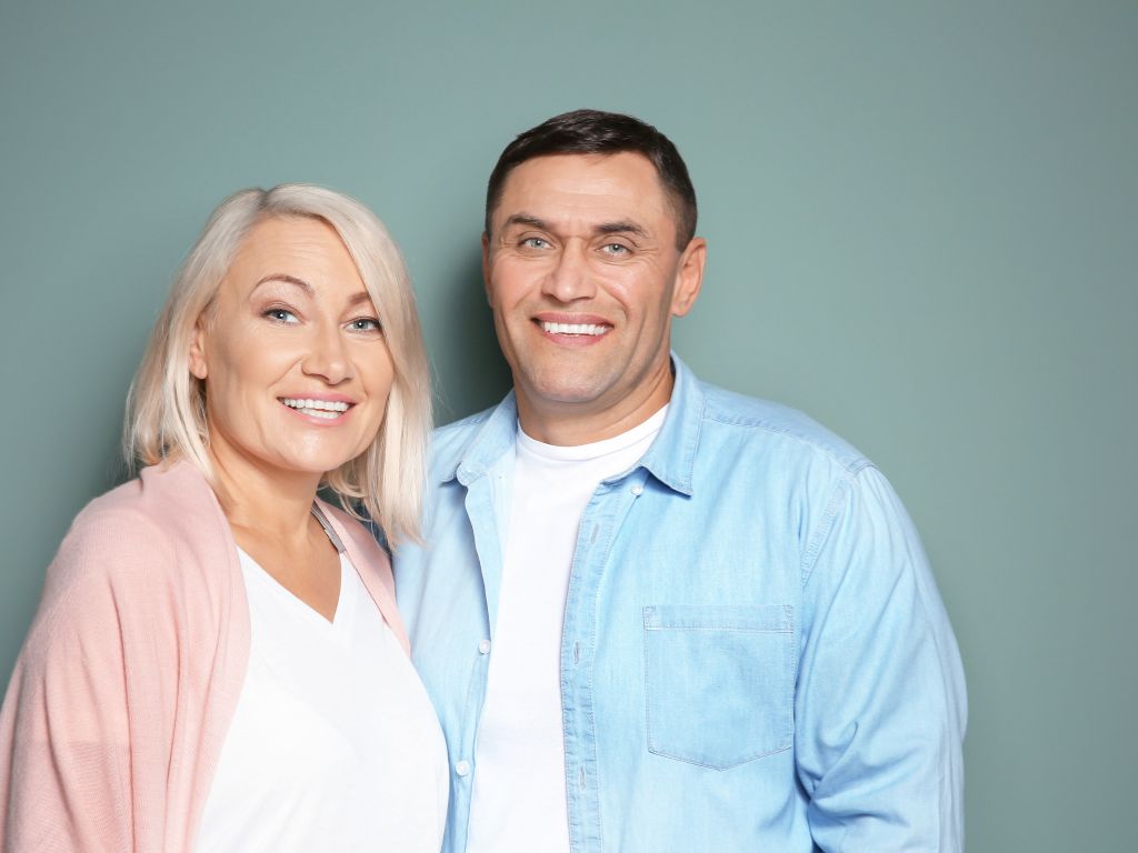 image of couple smiling