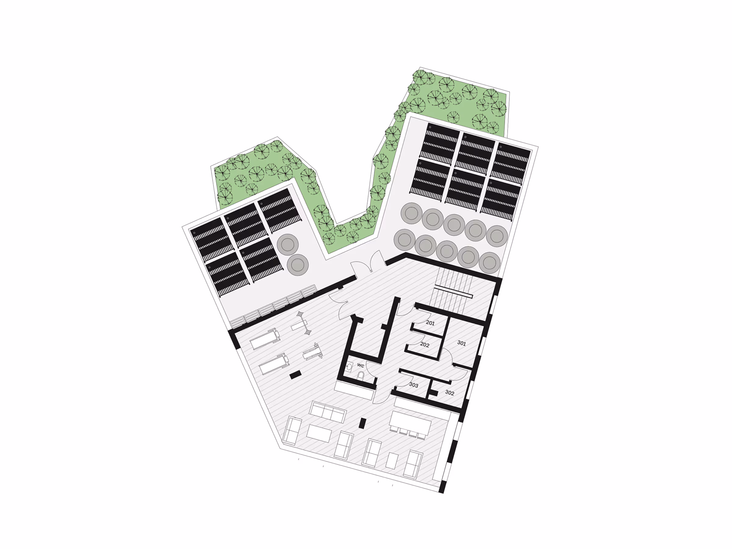 gates plan roof