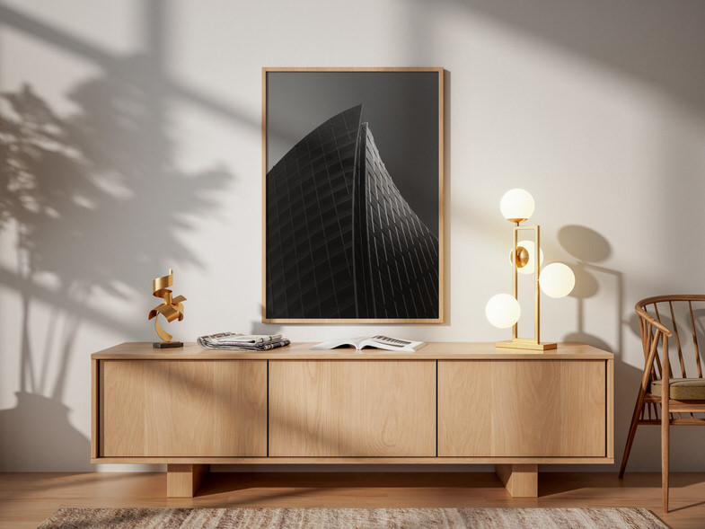 Bentall 5 by BentallGreenOak, black and white architectural photography Vancouver BC