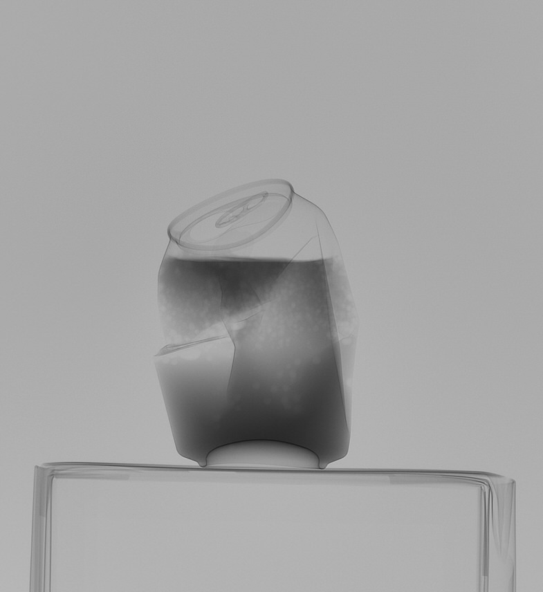 Ethan Zargo X-ray photography, beverage can, Vancouver BC