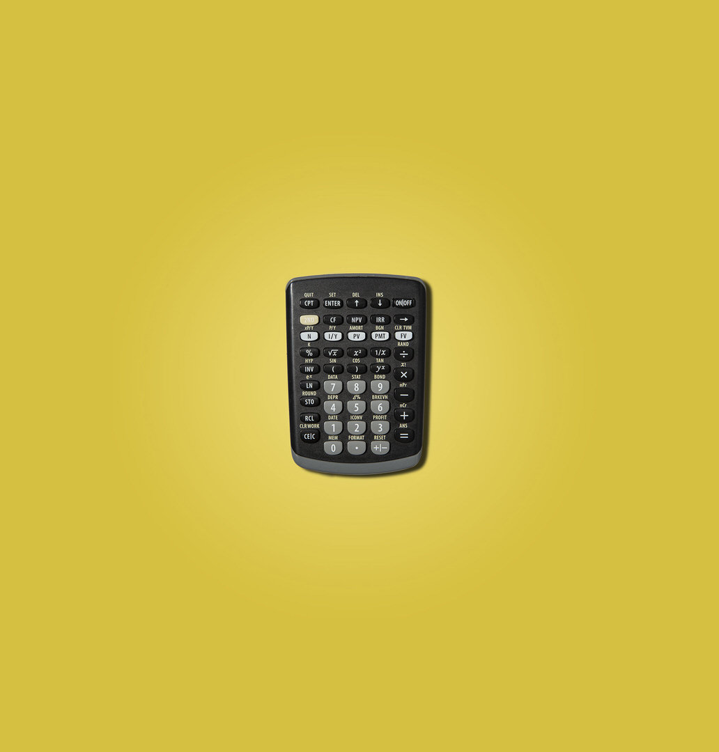 Ethan Zargo product photography, calculator, Vancouver BC