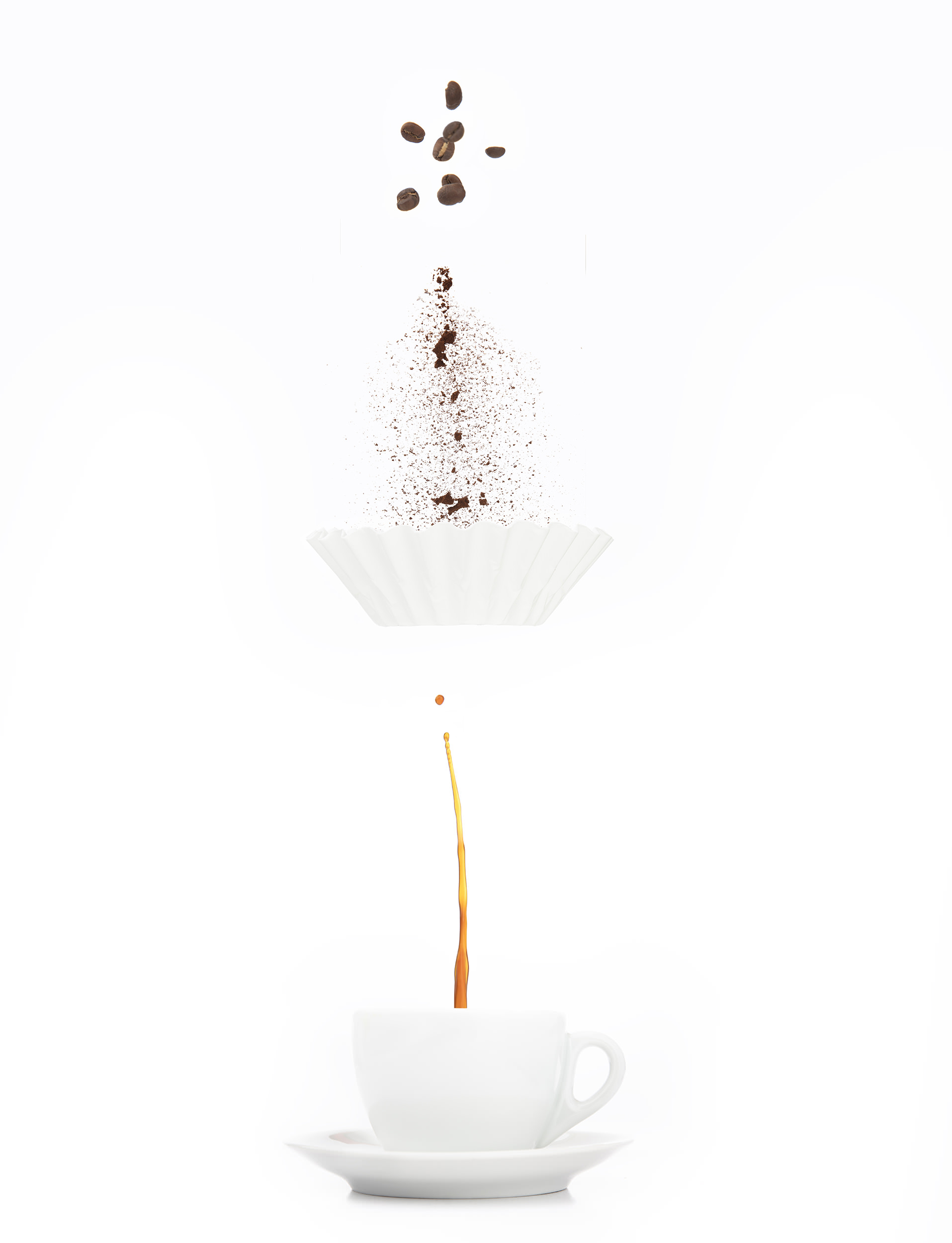 Ethan Zargo product photography, coffee brewing, Vancouver BC