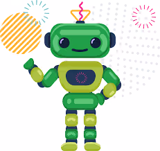 a green robot illustration