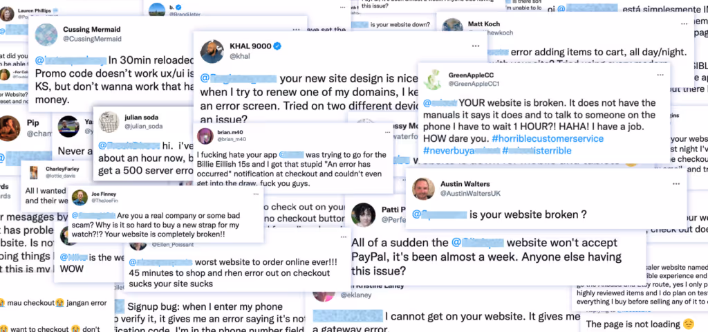 Customer Complaints - Twitter