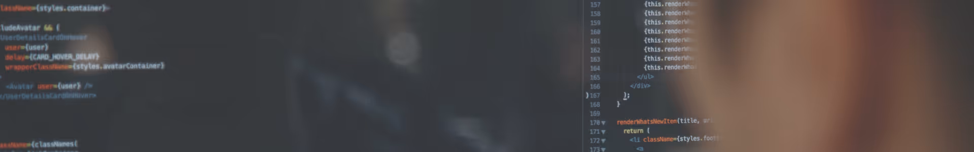 a person looking at code