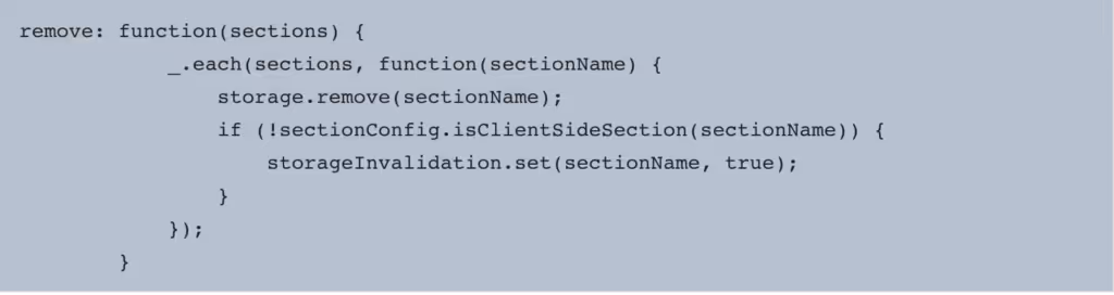 Javascript error code snippet
