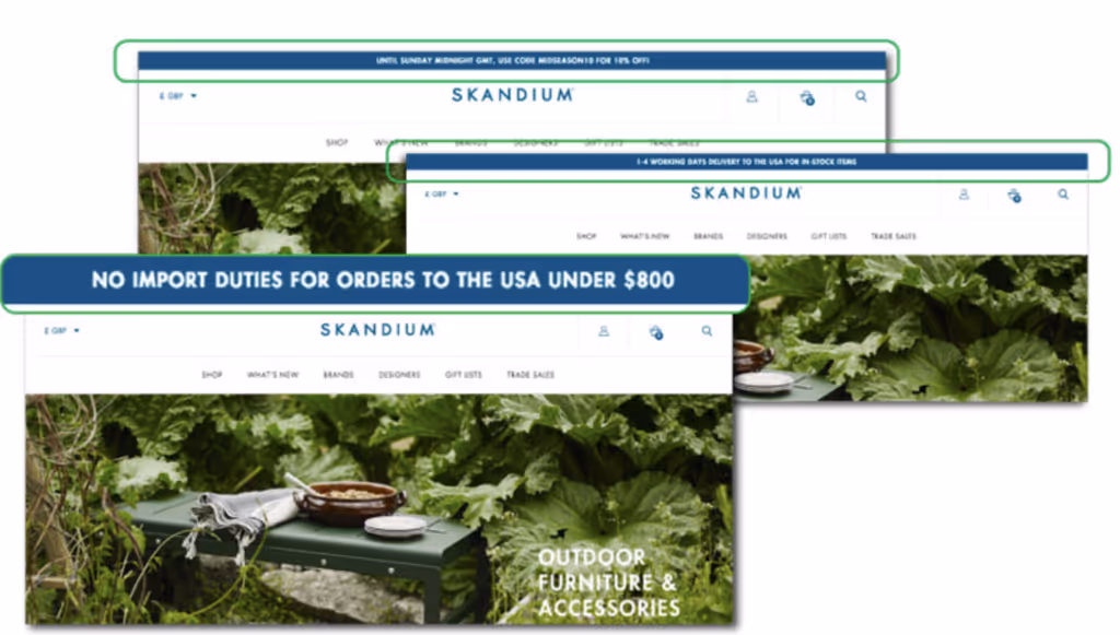 Skandium personalized geotargeting