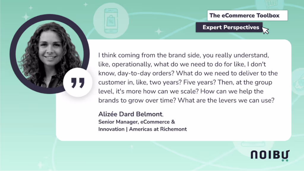 Alizée on transitioning from brand to group level