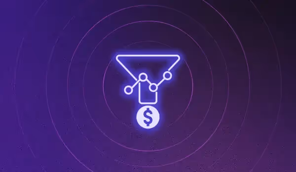 Icon representing conversion for ecommerce for money