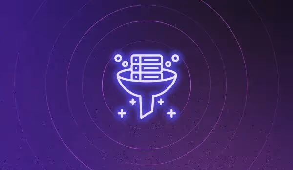 Icon of a funnel being used to drive conversions, symbolizing the sales or lead conversion process