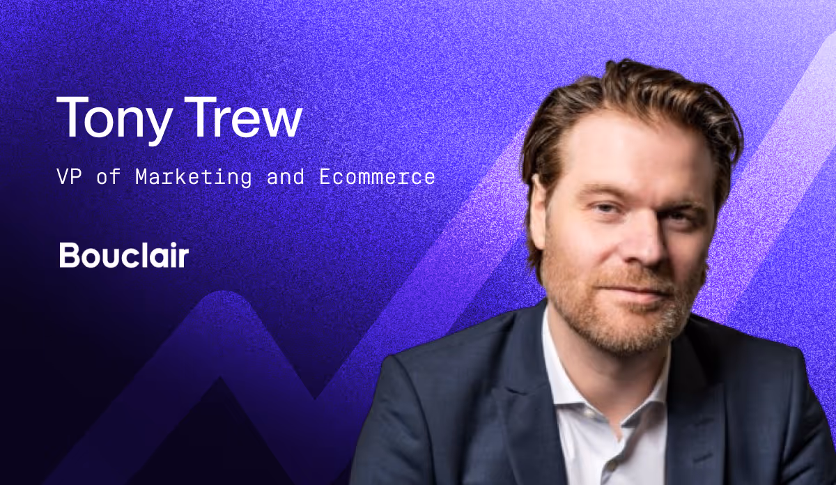 Tony Trew with Bouclair