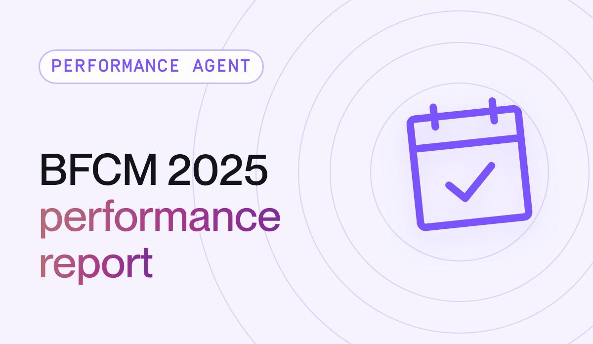 BFCM 2025 ecommerce performance report
