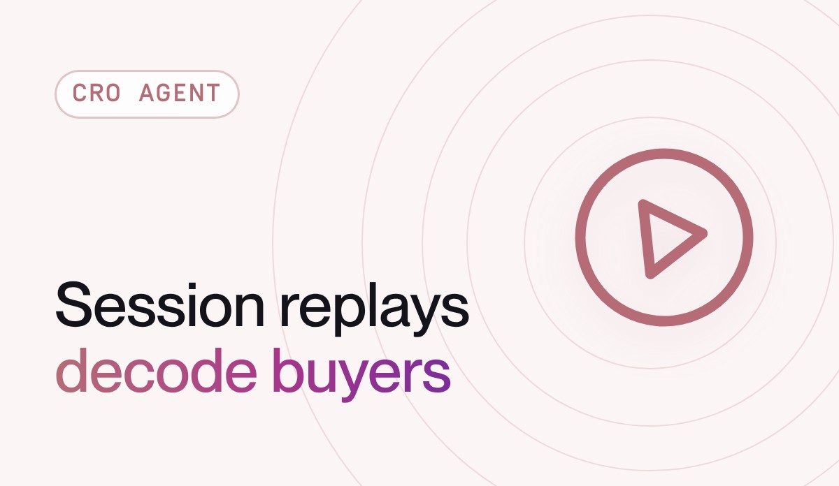 Leveraging the power of session replays to decode ecommerce buyer behavior