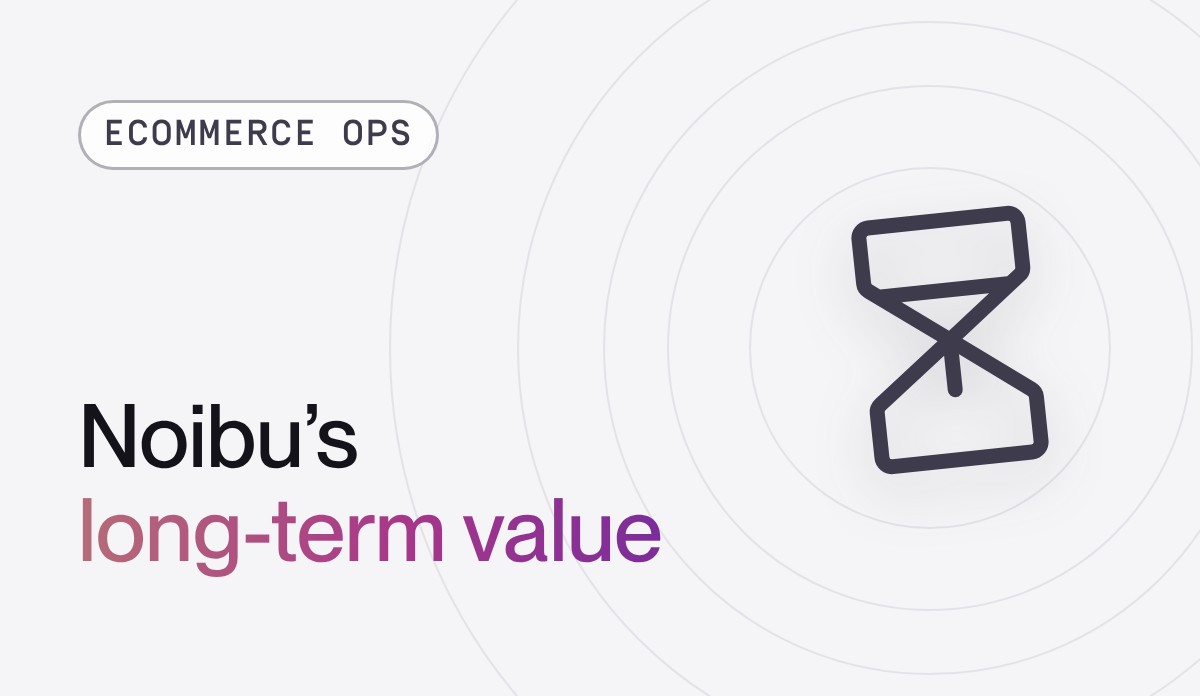 How does Noibu provide long-term value?