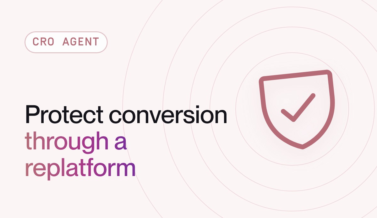 Ecommerce replatforming: how to protect conversion through a migration