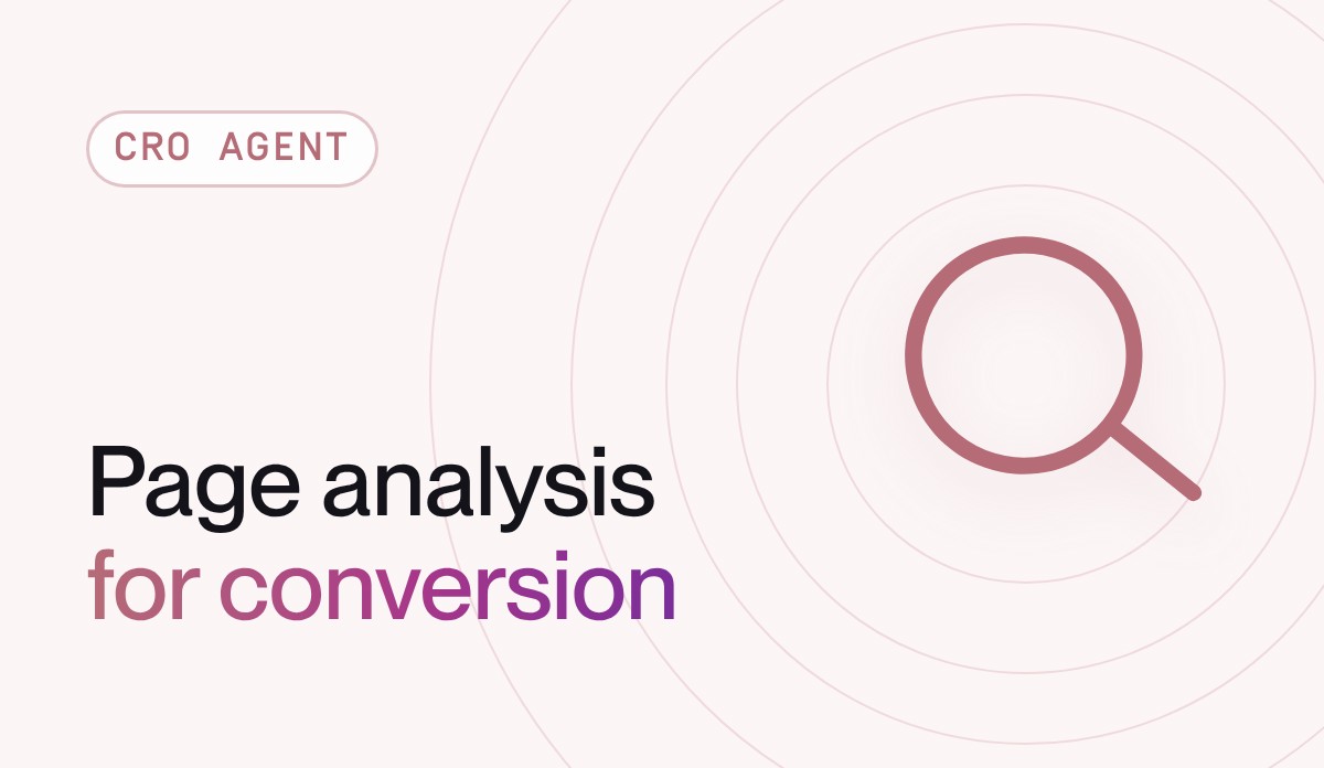 How to use page analysis to improve ecommerce conversion
