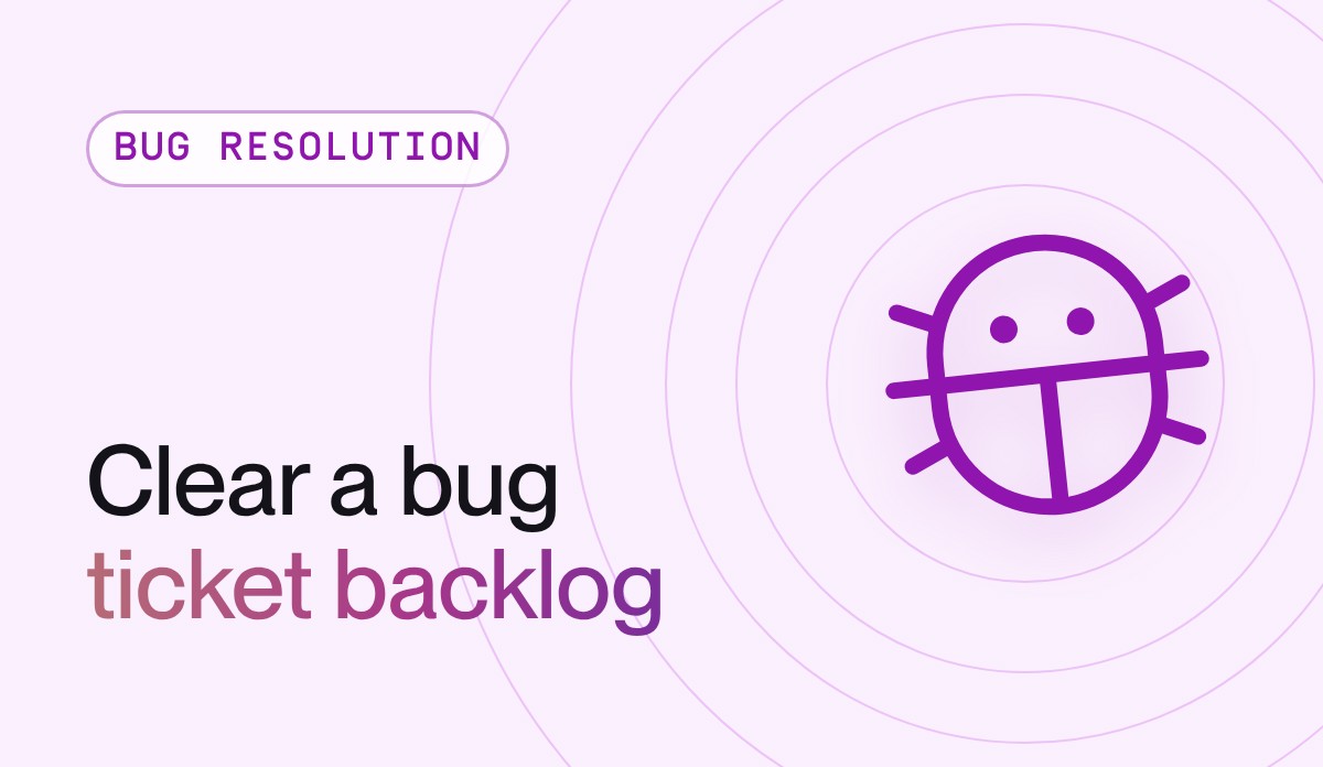 How do I clear a backlog of website bug tickets faster?