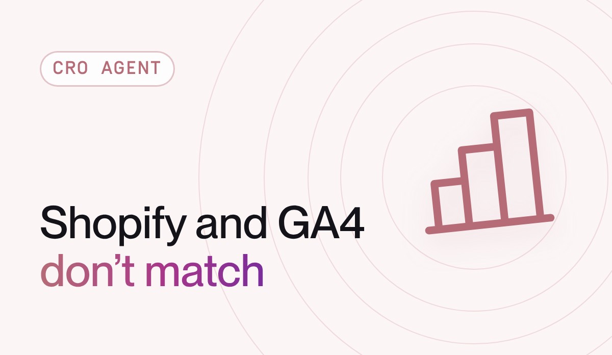 Why do Shopify analytics and GA4 show different sessions and orders?