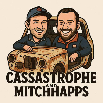 Cass-tastrophe & Mitch-hap team photo