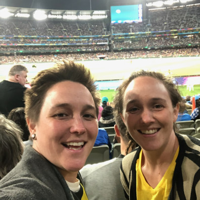 If either one of us could drive team photo