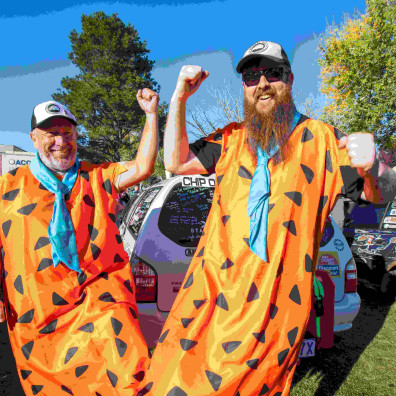 Father, Son, and The Holy Shitbox team photo