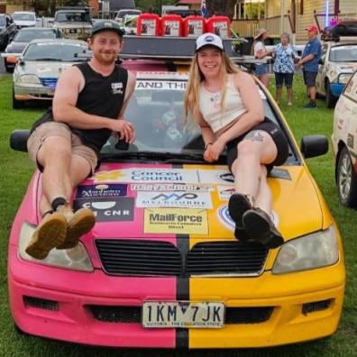 Barbie and the Sparky team photo