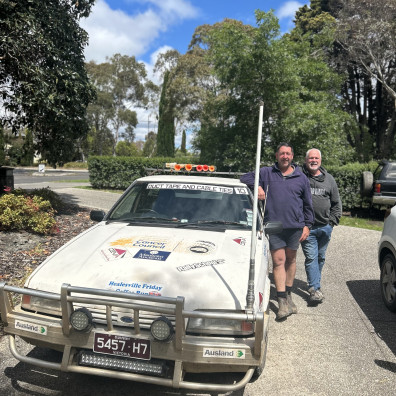Duct tape and cable ties team photo