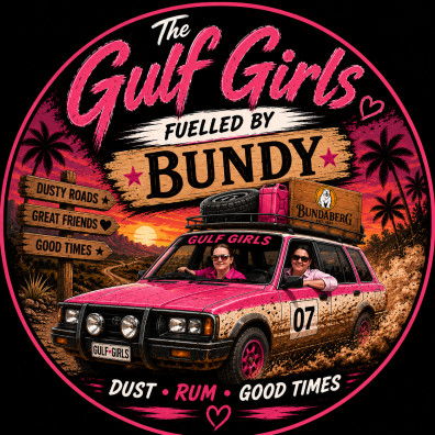The Gulf Girls - Fuelled by Bundy team photo