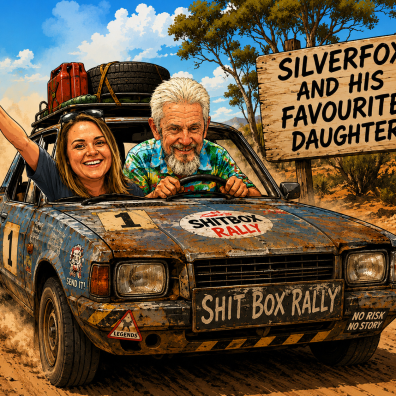 Silverfox and his favourite daughter team photo