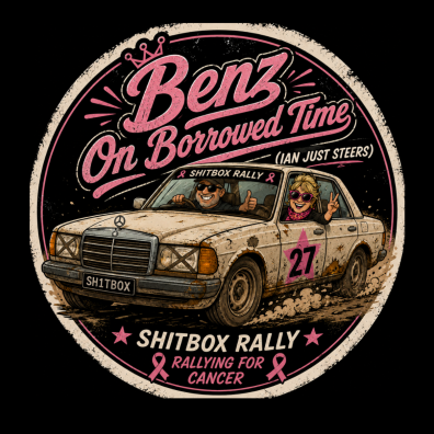 Benz on Borrowed Time team photo